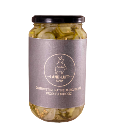 Din camara adunate - Castraveși murași felii, cu ceapă Bio