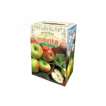 Sucuri ecologice - Suc Bio din mere Merita 3L