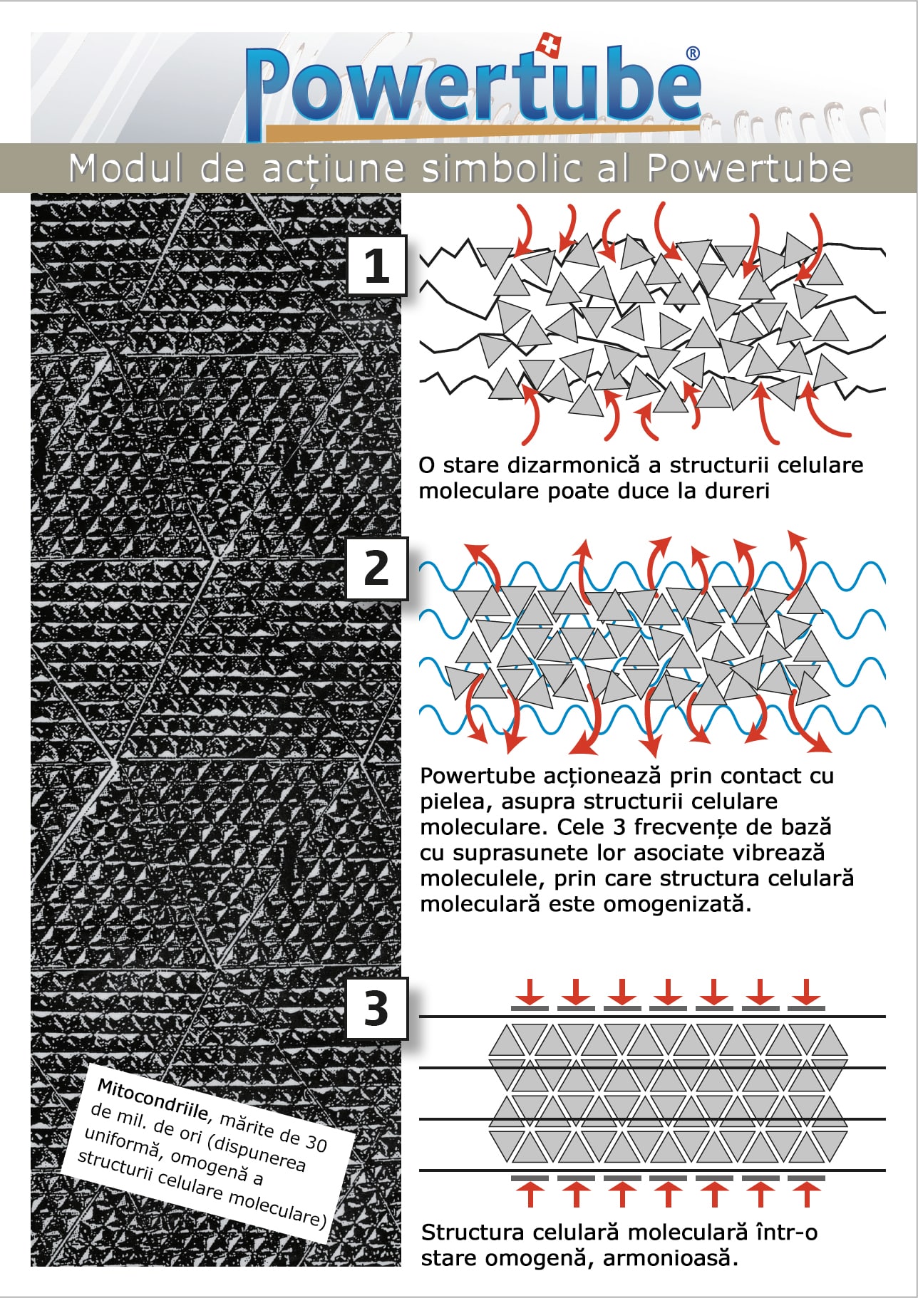 POWERTUBE®
principiul simbolic de funcționare