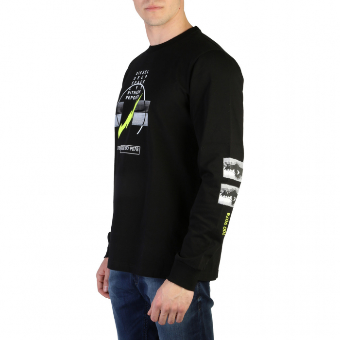 Bluza sport Diesel cu imprimeu grafic [4]