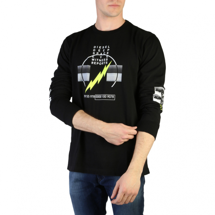 Bluza sport Diesel cu imprimeu grafic [1]