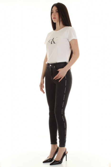 Blugi Calvin Klein Jeans J20J217874 Czarny Skinny Fit [4]