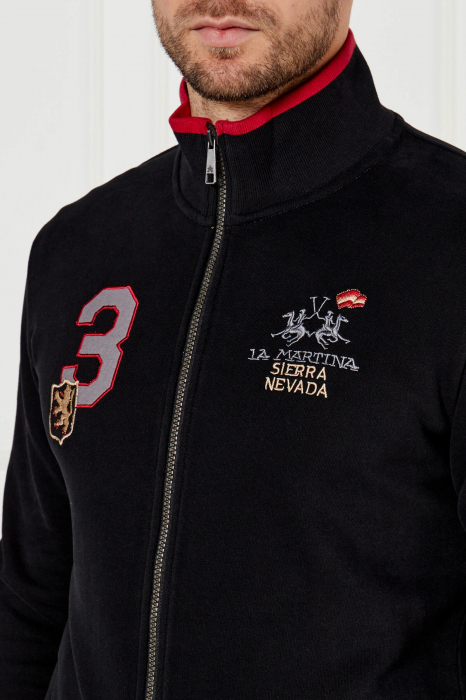 Men's sports sweatshirt with zipper La Martina ZMF316 [4]