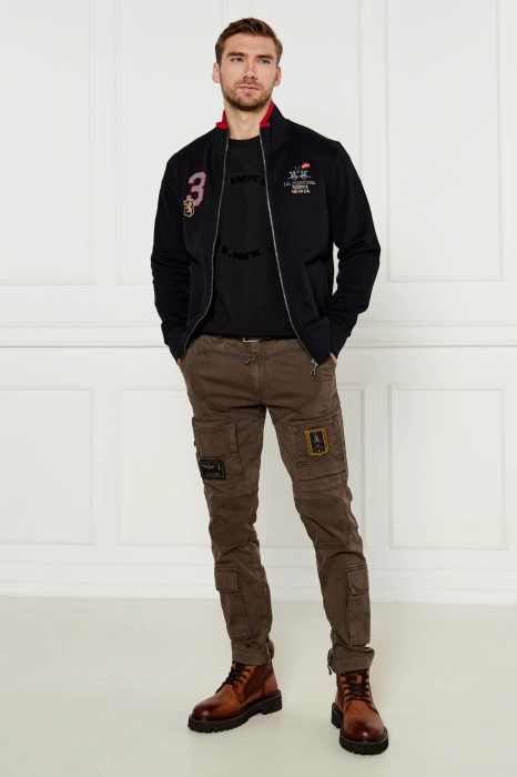 Men's sports sweatshirt with zipper La Martina ZMF316 [3]