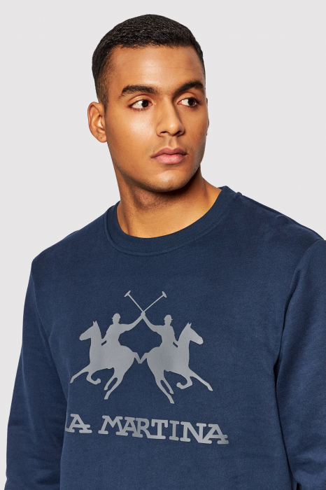 Sports sweatshirt with a scoop neck and logo print [4]