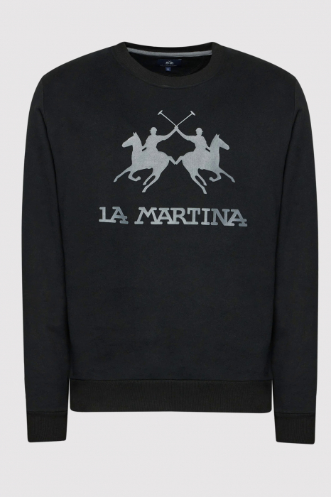 Sports sweatshirt with a scoop neck and logo print [5]