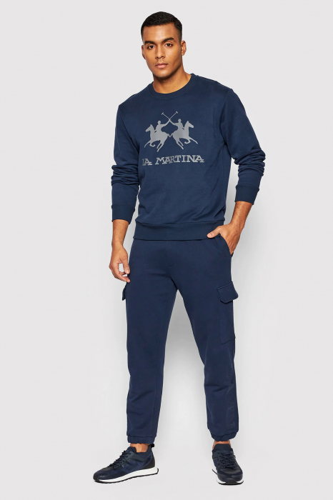 Sports sweatshirt with a scoop neck and logo print [3]