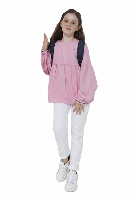 Bluza copii Tommy Hilfiger Textured Stripe Top [3]