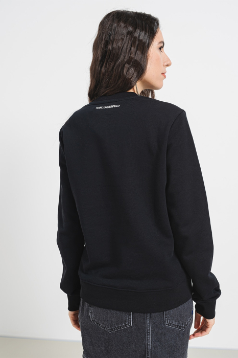 Bluza dama Karl Lagerfeld cu logo din strasuri [2]