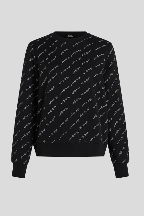 Bluza dama Karl Lagerfeld all-over print signature [1]