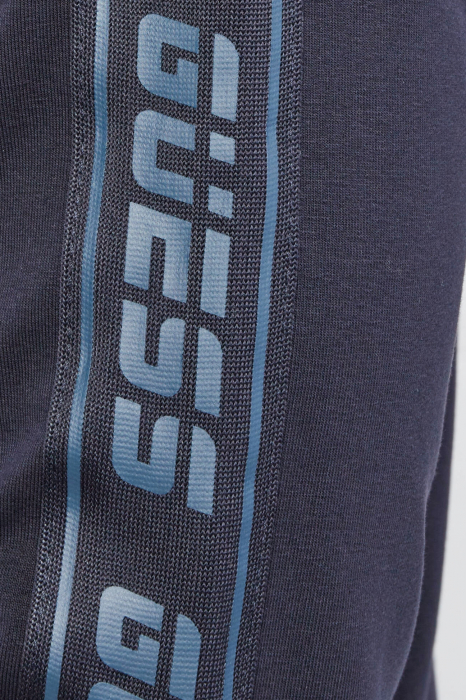 Bluza sport guess cu fermoar si benzi logo [6]