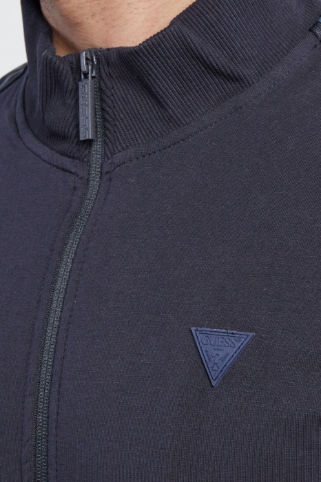 Bluza sport guess cu fermoar si benzi logo [7]