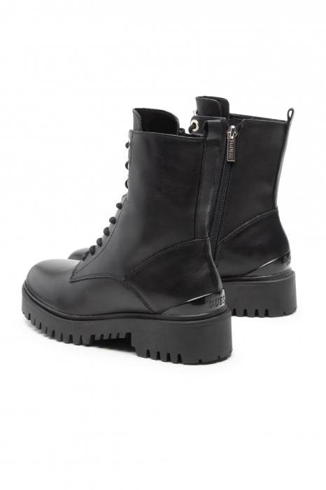 Bocanci  dama Guess de piele cu logo metalic [3]