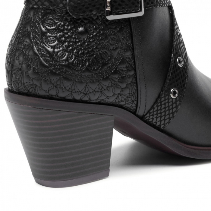 Botine Desigual de piele ecologica cu toc inalt [5]