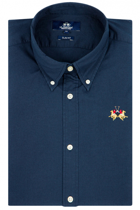 Camasa La Martina Slim fit cu logo brodat CCMC02 [6]