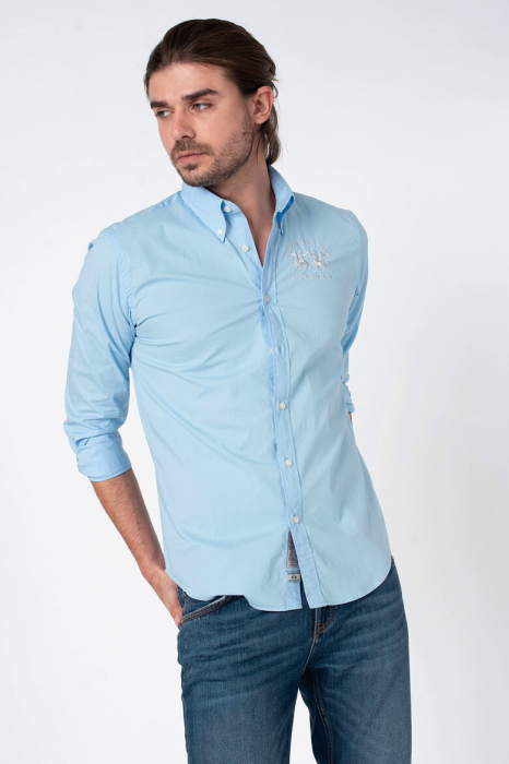 Camasa La Martina regular fit cu logo brodat CCMC01 [3]
