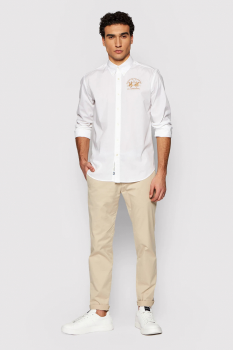 La Martina regular fit shirt with embroidered logo CCMC01 [3]