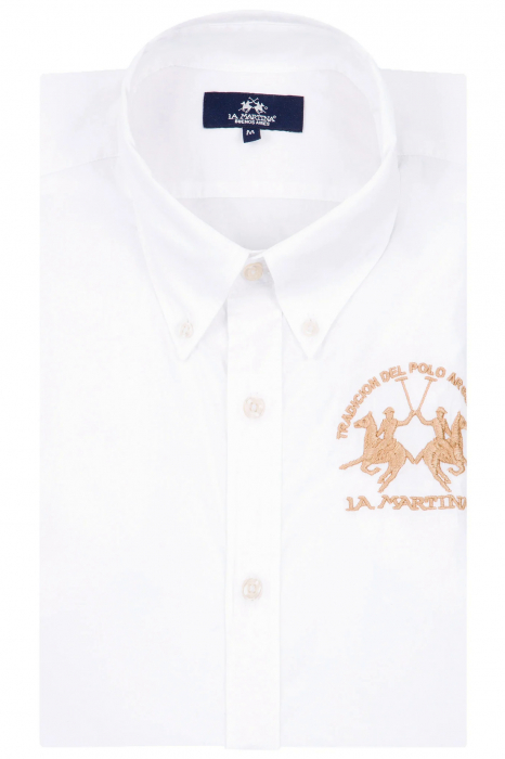 La Martina regular fit shirt with embroidered logo CCMC01 [6]