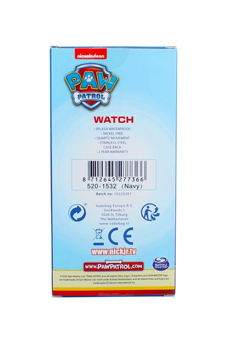Ceas de mana copii Paw Patrol (patrula catelusilor) Disney,Albastru [3]