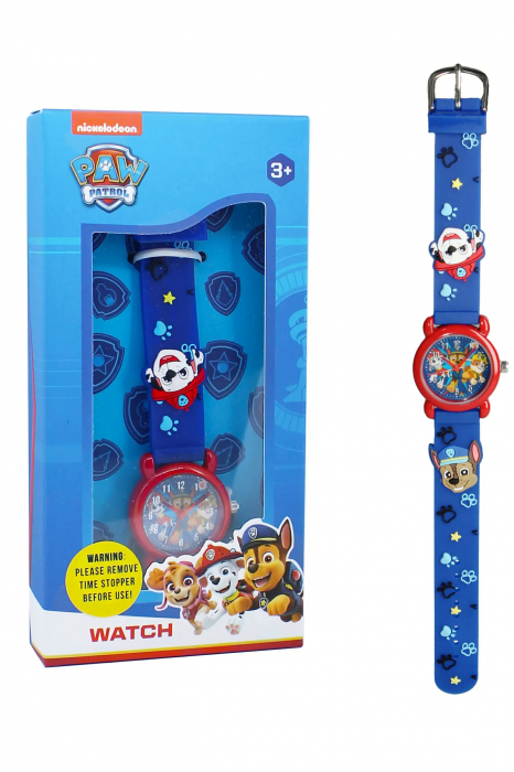 Ceas de mana copii Paw Patrol (patrula catelusilor) Disney,Albastru [4]