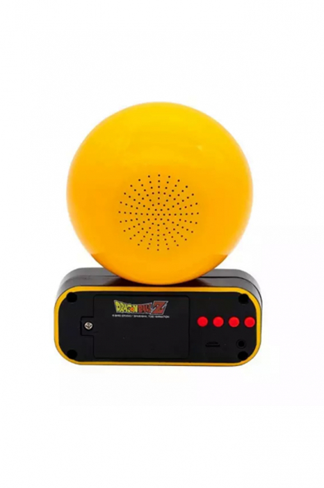 Ceas desteptator cu lampa, Teknofun, Negru/Portocaliu [3]
