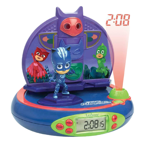 Ceas desteptator pentru copii PJ Masks Multicolor, 3D [1]