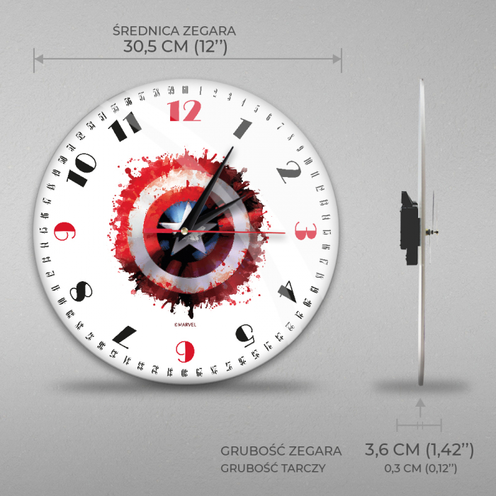 Ceas perete Captain America [2]