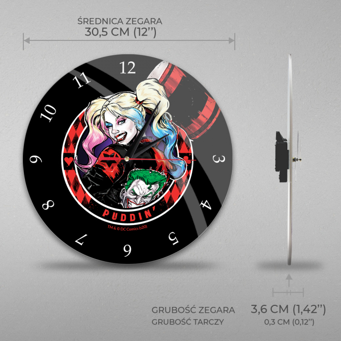 Ceas perete DC Comics Harley Quinn [3]