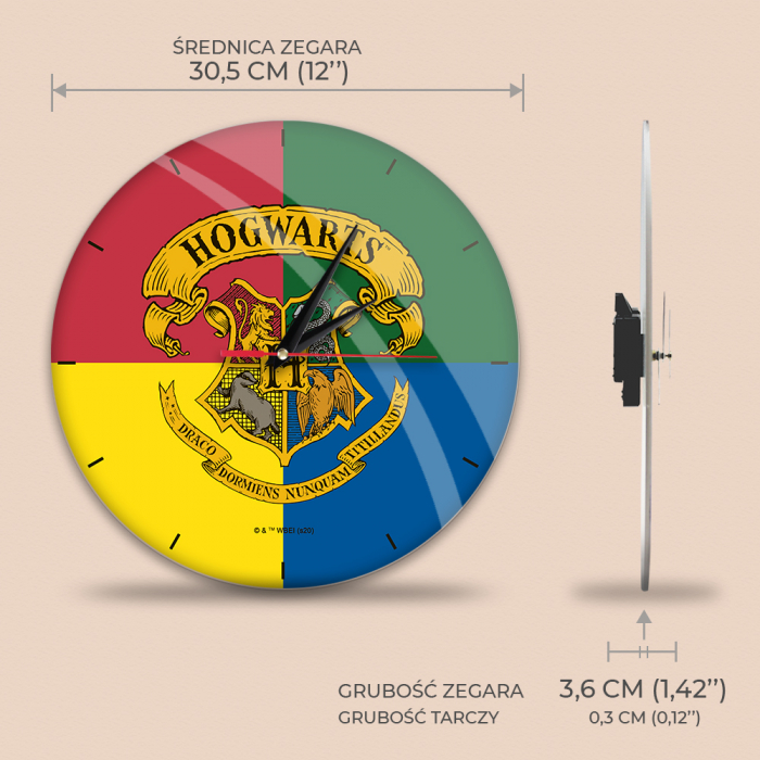 Ceas perete Harry Potter Hogwarts WWCHARRY182 [3]