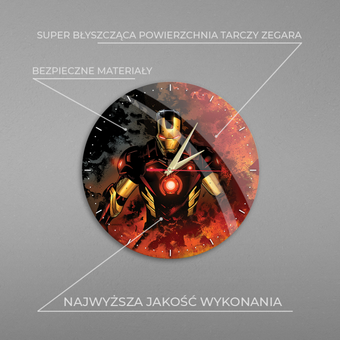 Ceas perete Avengers Iron Man [3]