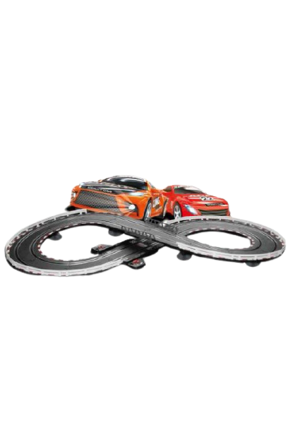 Circuit pista cu 2 masinute colorate, wonky, lungime circuit 2,68 m [1]