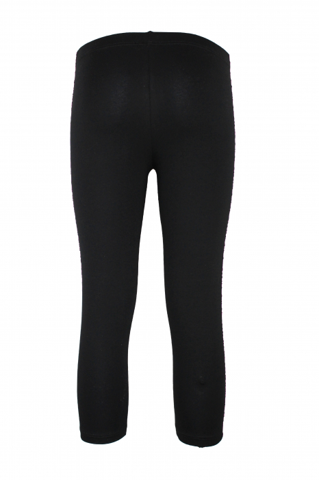 Colanti dama capri 3/4, Lolami,Negru/Bej, marime M/L [3]