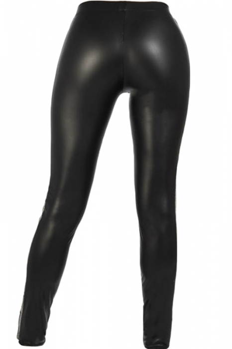 Colanti dama gladys din piele ecologica,Negru, marime S/M [2]