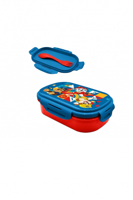Cutie sandvis cu tacamuri si sticla de apa 400ml tritan Paw Patrol [2]