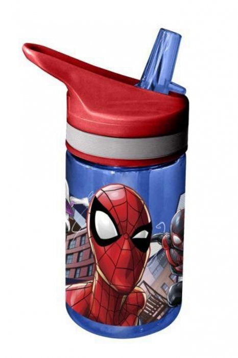 Cutie sandvis cu tacamuri si sticla de apa 400ml tritan Spiderman [2]