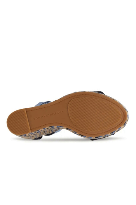 Espadrile Tommy Hilfiger Colorful High Wedge Satin Sandal FW0FW07914 [6]