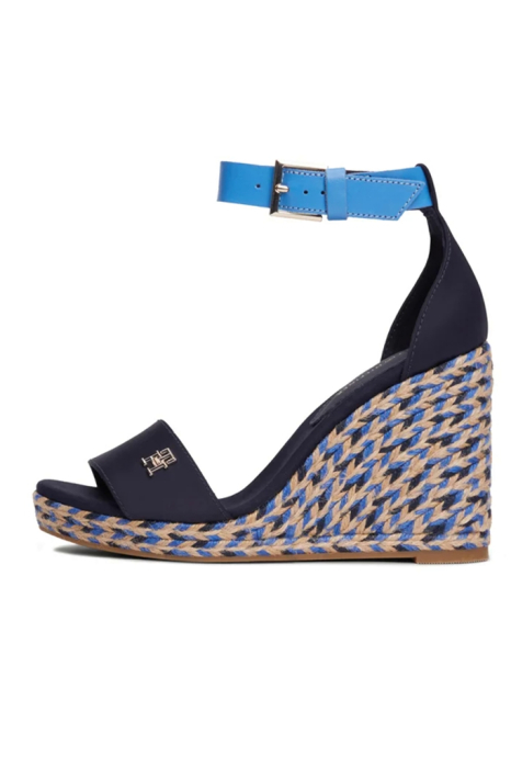 Espadrile Tommy Hilfiger Colorful High Wedge Satin Sandal FW0FW07914 [2]