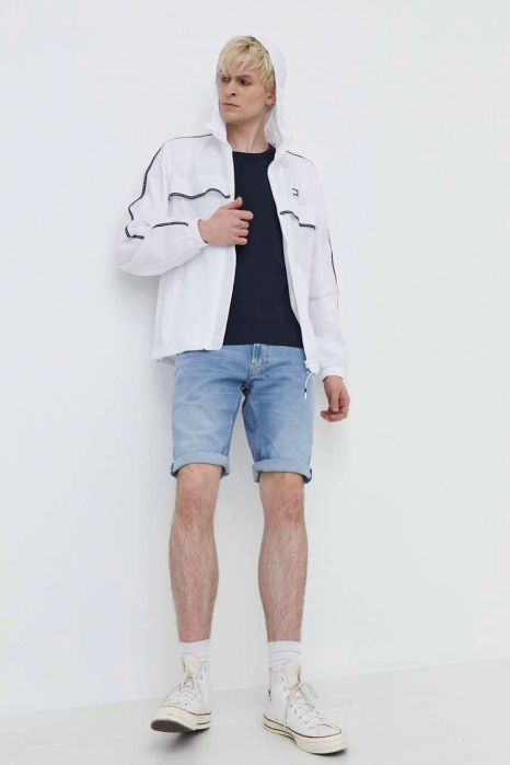 Geaca barbati Tommy Jeans culoarea alb, de tranzitie [3]