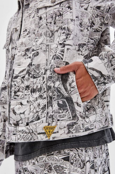Guess Originals Batman Comic Print Denim Jacket [5]