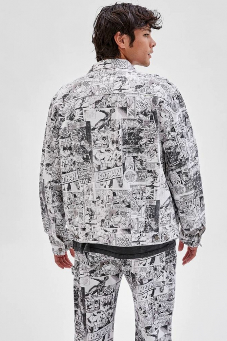 Guess Originals Batman Comic Print Denim Jacket [2]