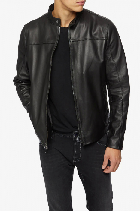 Geaca de piele Michael Kors CF98CF17KS [4]