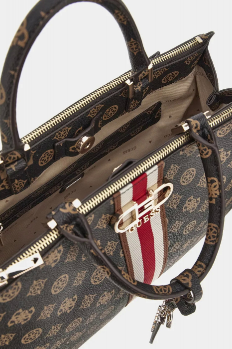 Women's bag Guess Nelka mocha logo PG930707 [4]