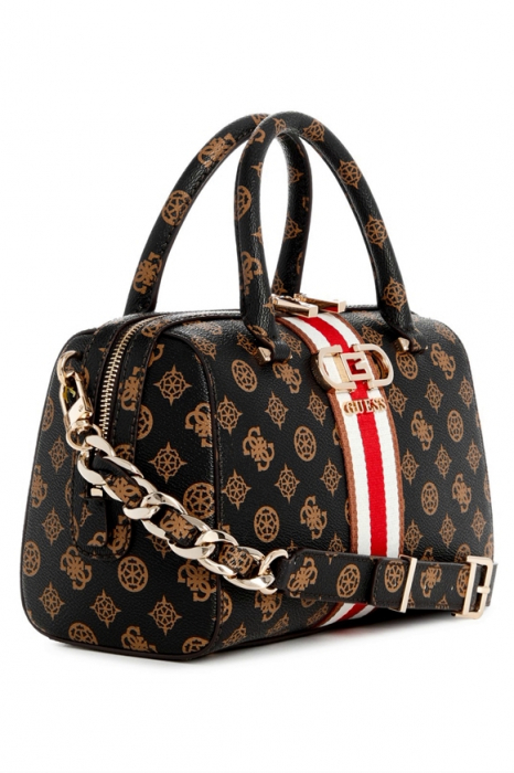 Geanta dama Guess Nelka Box Satchel Mocha PG930705 [4]
