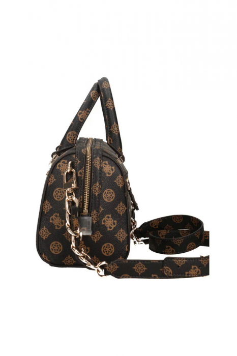 Geanta dama Guess Nelka Box Satchel Mocha PG930705 [5]