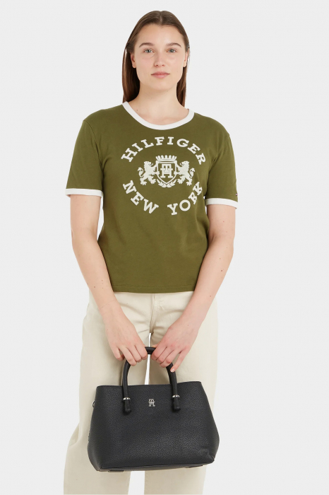 Geanta dama Tommy Hilfiger Emblem Satchel AW0AW15224 [5]