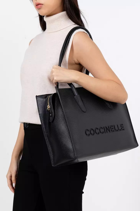 Myrtha Coccinelle E1UAK180101 Women's Leather Shopper Bag [3]