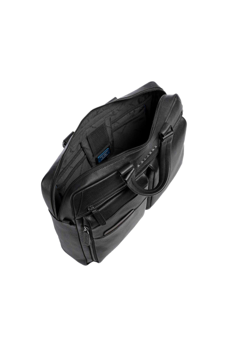 Geanta laptop piele neagra Piquadro eleganta business [5]
