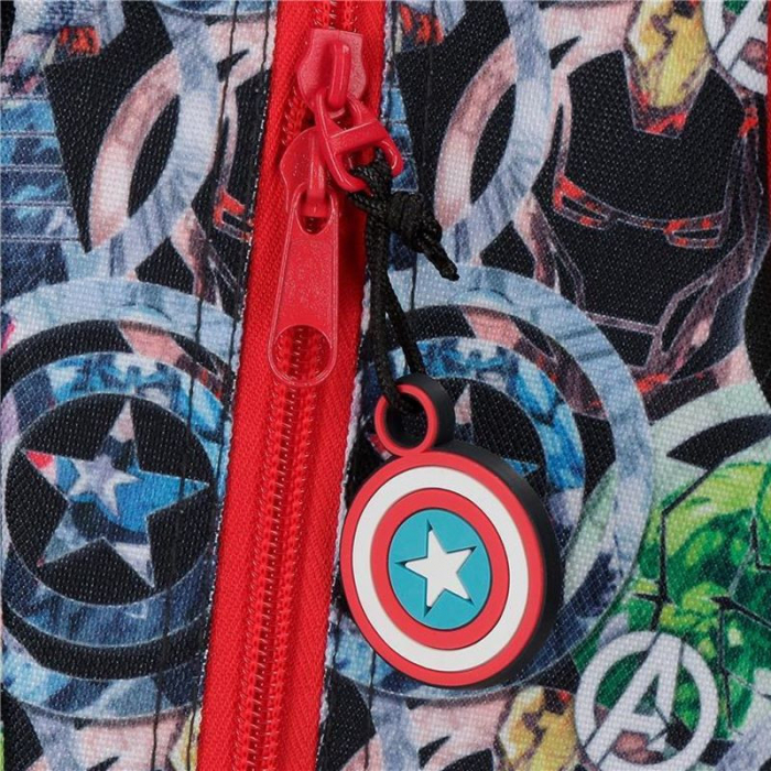 Ghiozdan AVENGERS ARMOR UP, 30 x 38 x 12 cm, Negru [2]