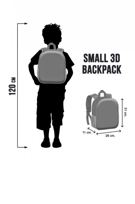 Ghiozdan gradinita 3D Hulk Superhuman [5]