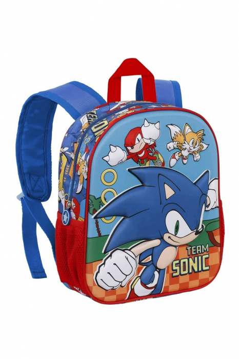 Ghiozdan gradinita 3D Sonic Team [3]